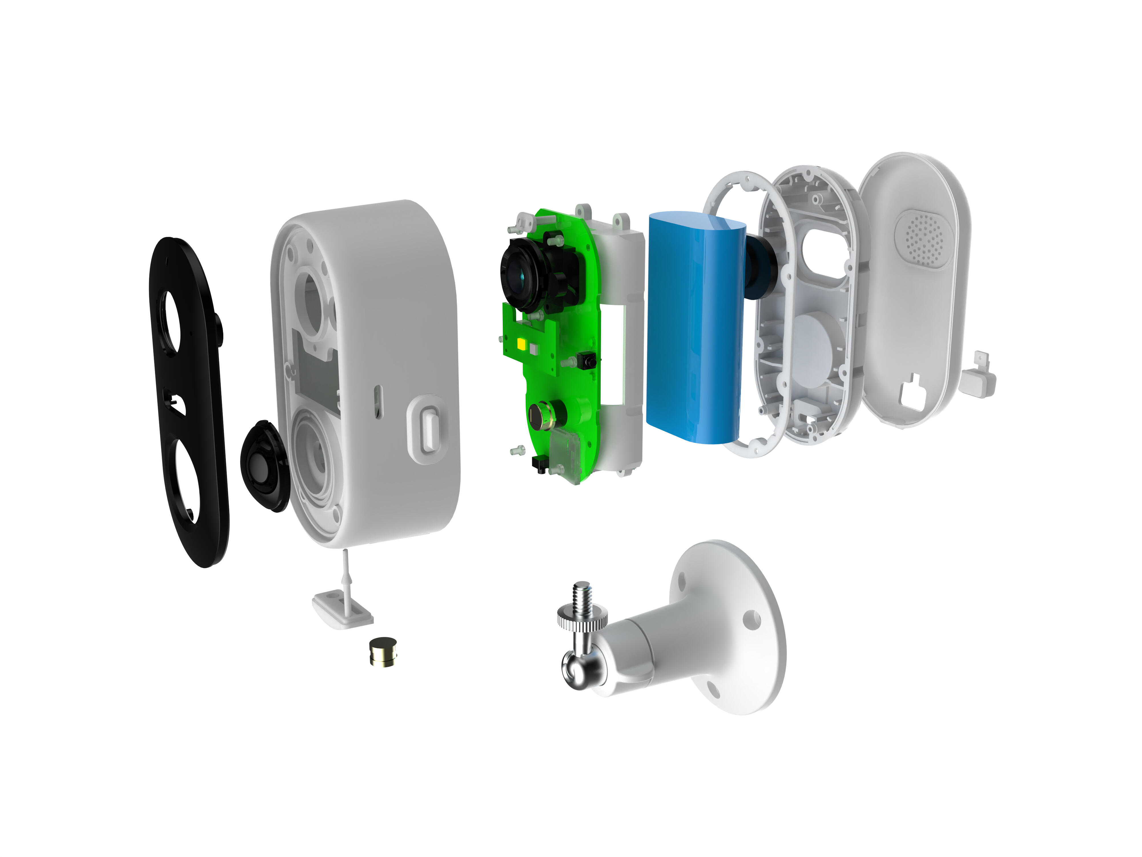 Caméra solaire de vidéosurveillance sans fil int/ext LEXMAN - 14