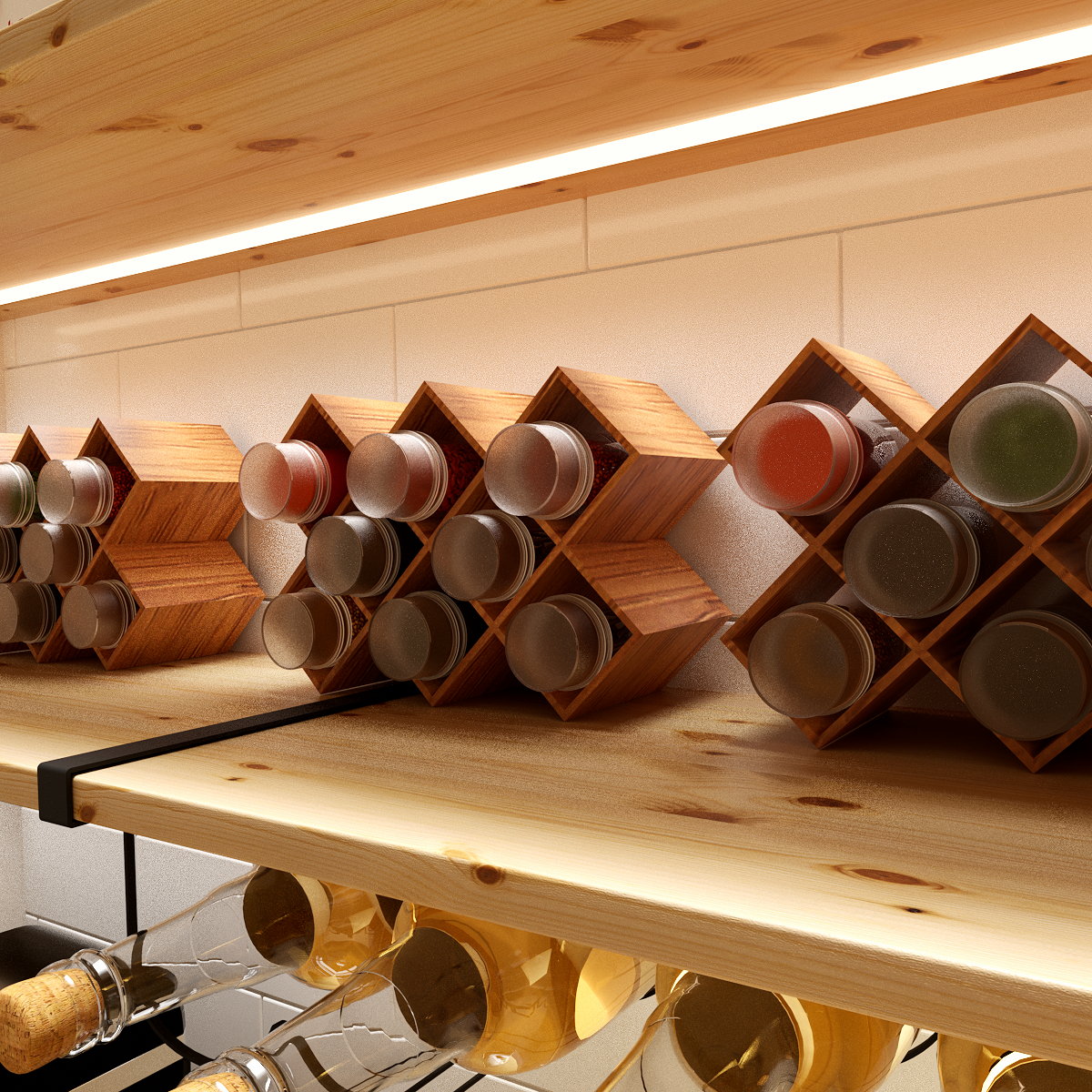 Taśma LED IP20 460 lm/m 5 m barwa ciepła POLUX - 9