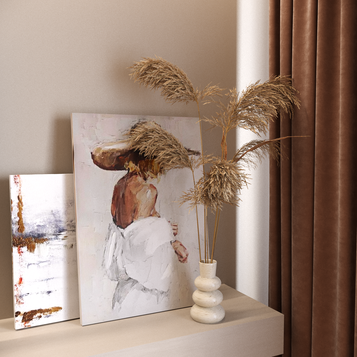 Trawa pampasowa źdźbło 135cm - 3