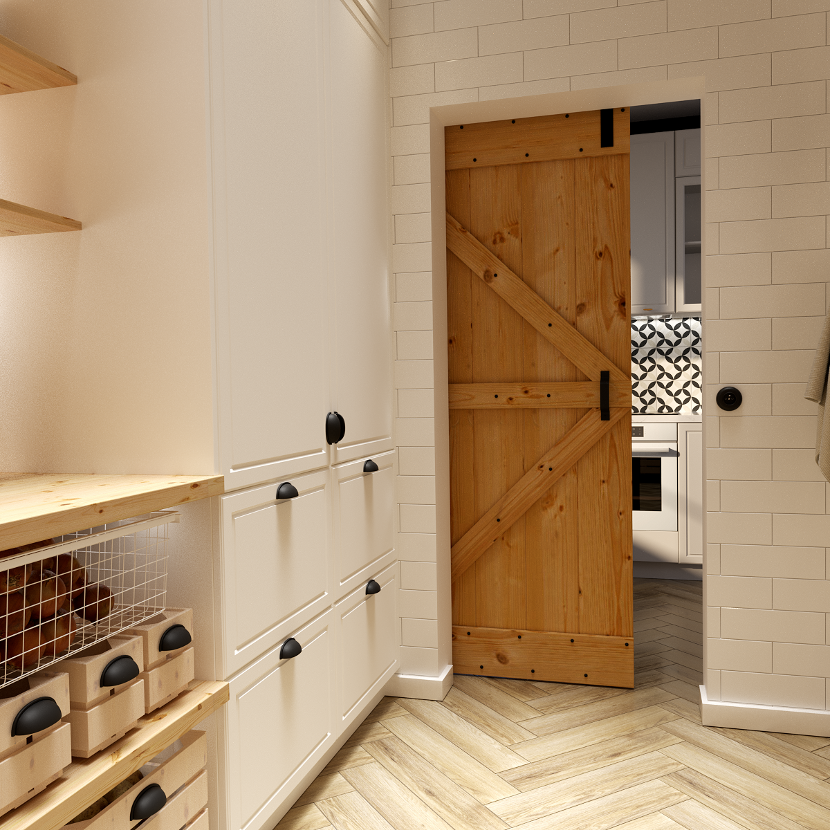 Półka ścienna drewniana klejona sosna z sękami 1.8x20x240 cm Pro-Drewex - 4