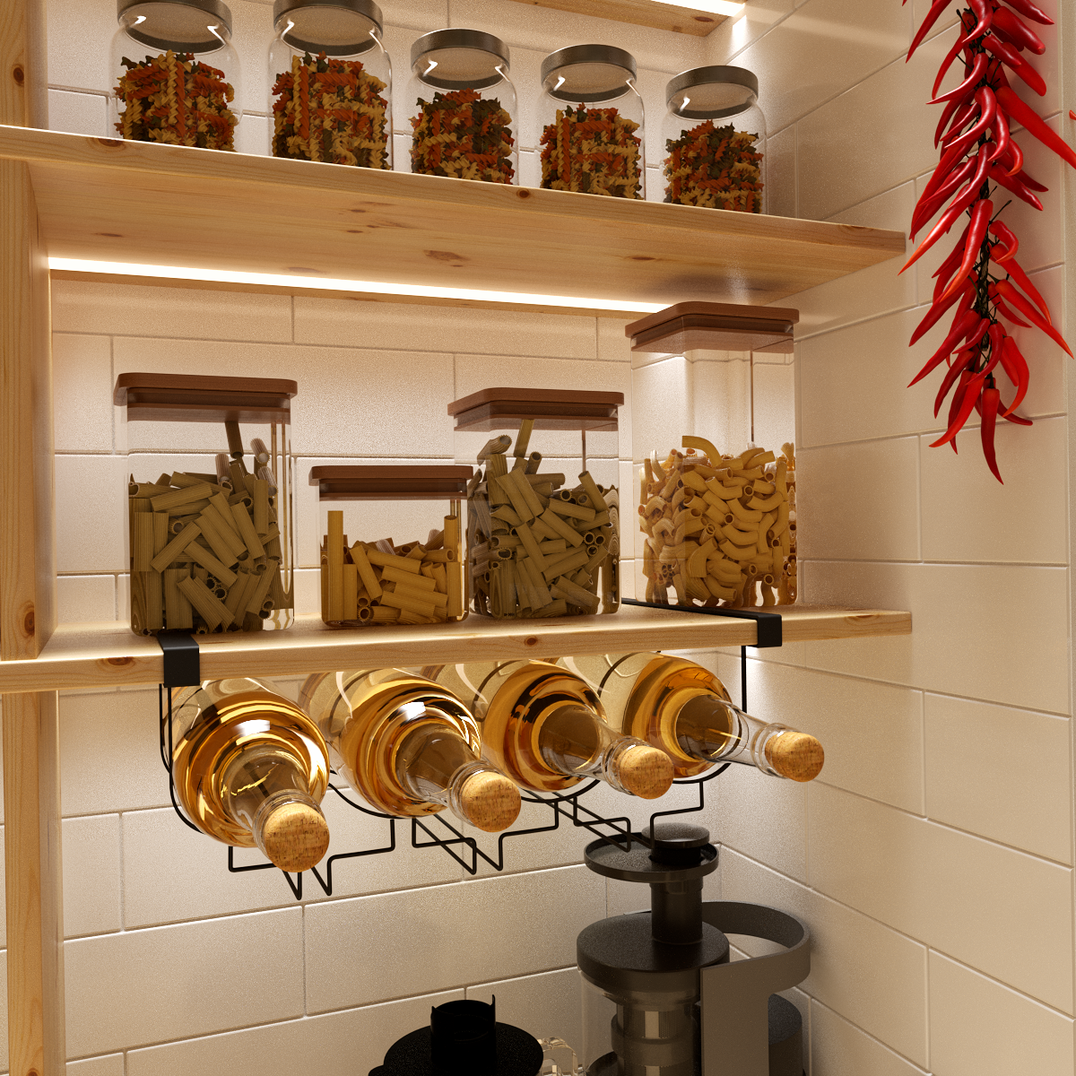 Taśma LED IP20 460 lm/m 5 m barwa ciepła POLUX - 8