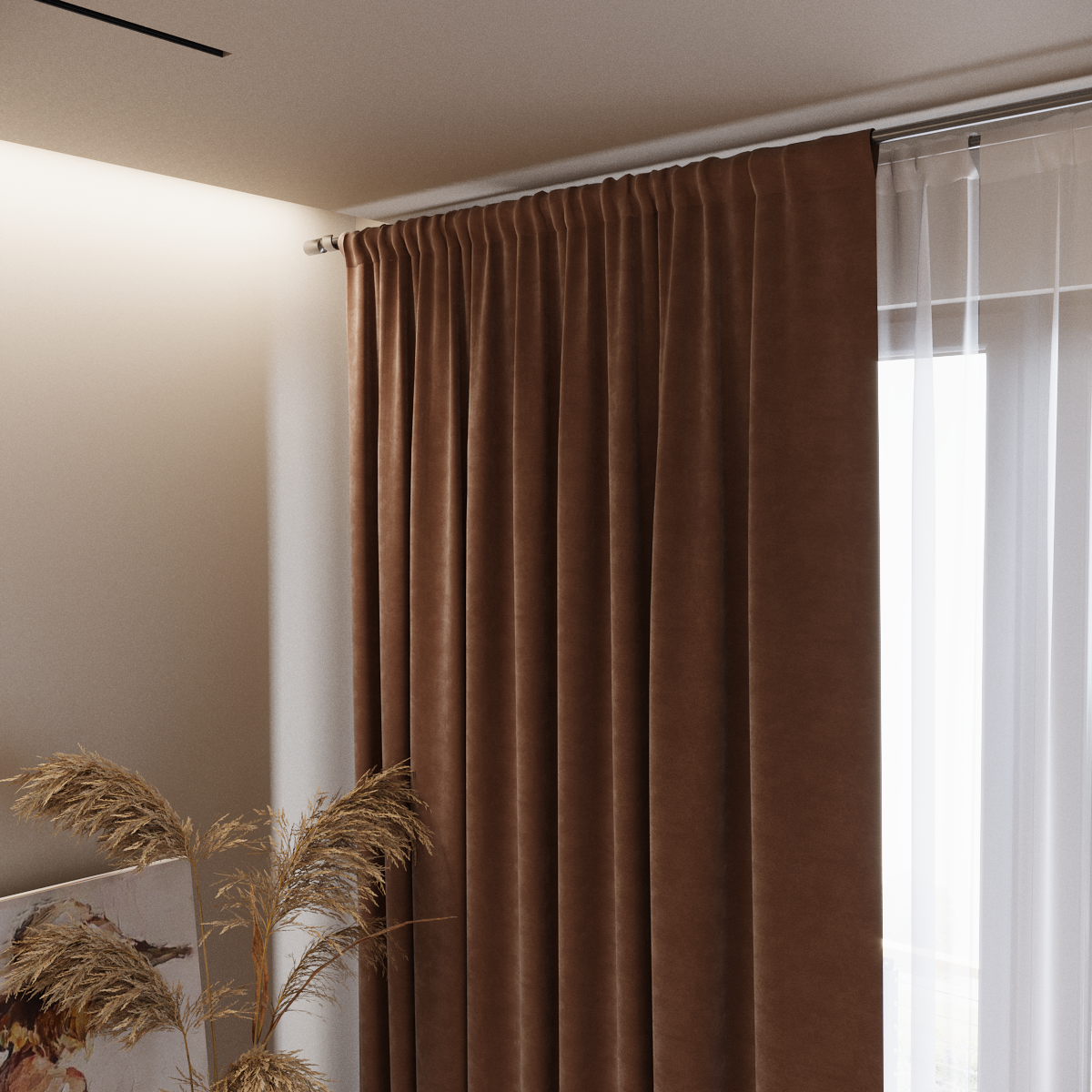 Trawa pampasowa źdźbło 135cm - 2