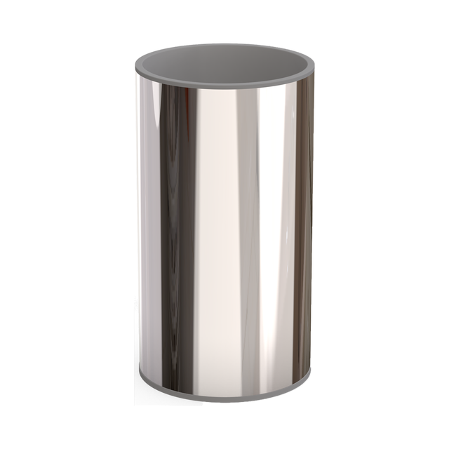 Vaso de baño Essential gris / plata mate