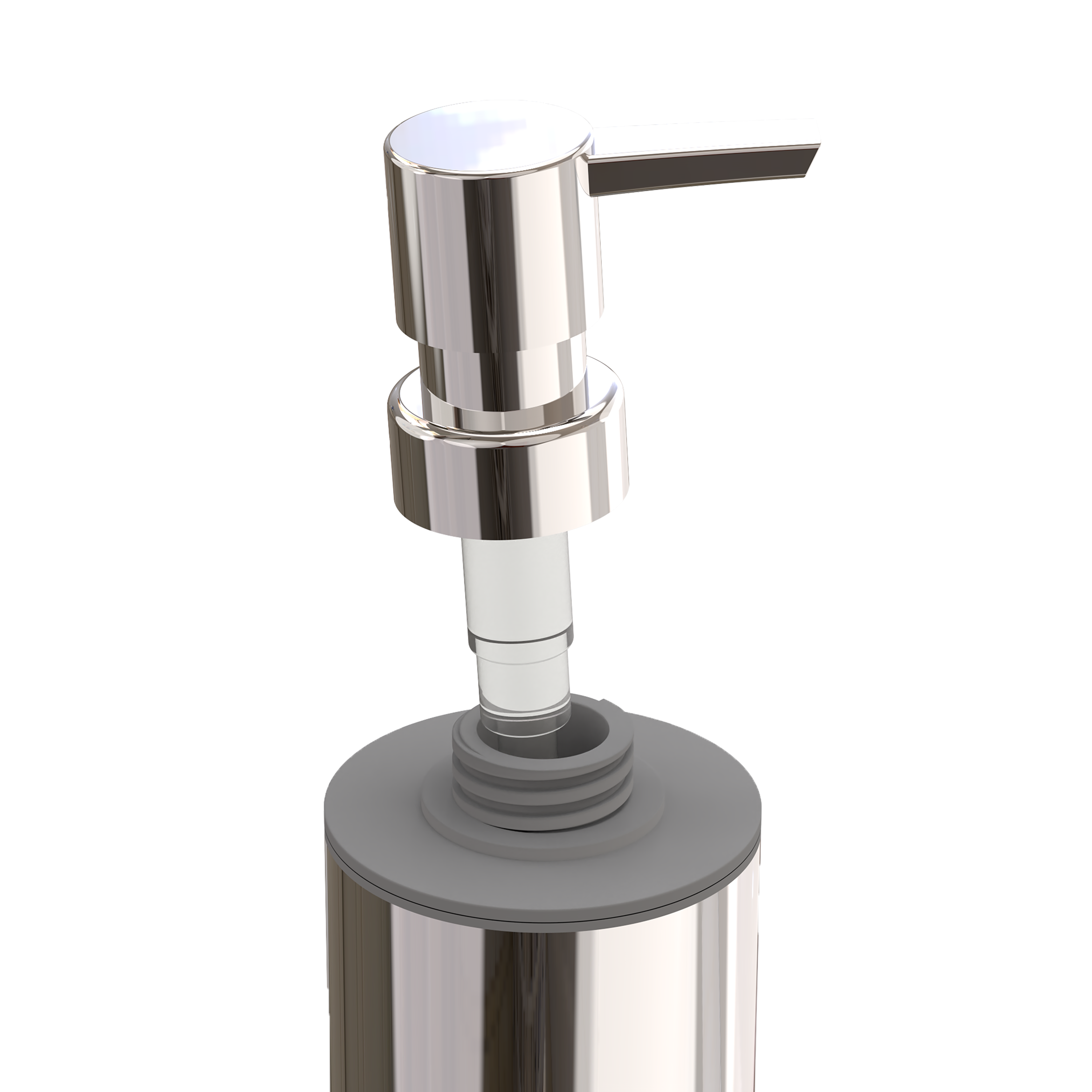 Dozownik mydła w płynie 0.3l Essential chromowany Sensea - 4