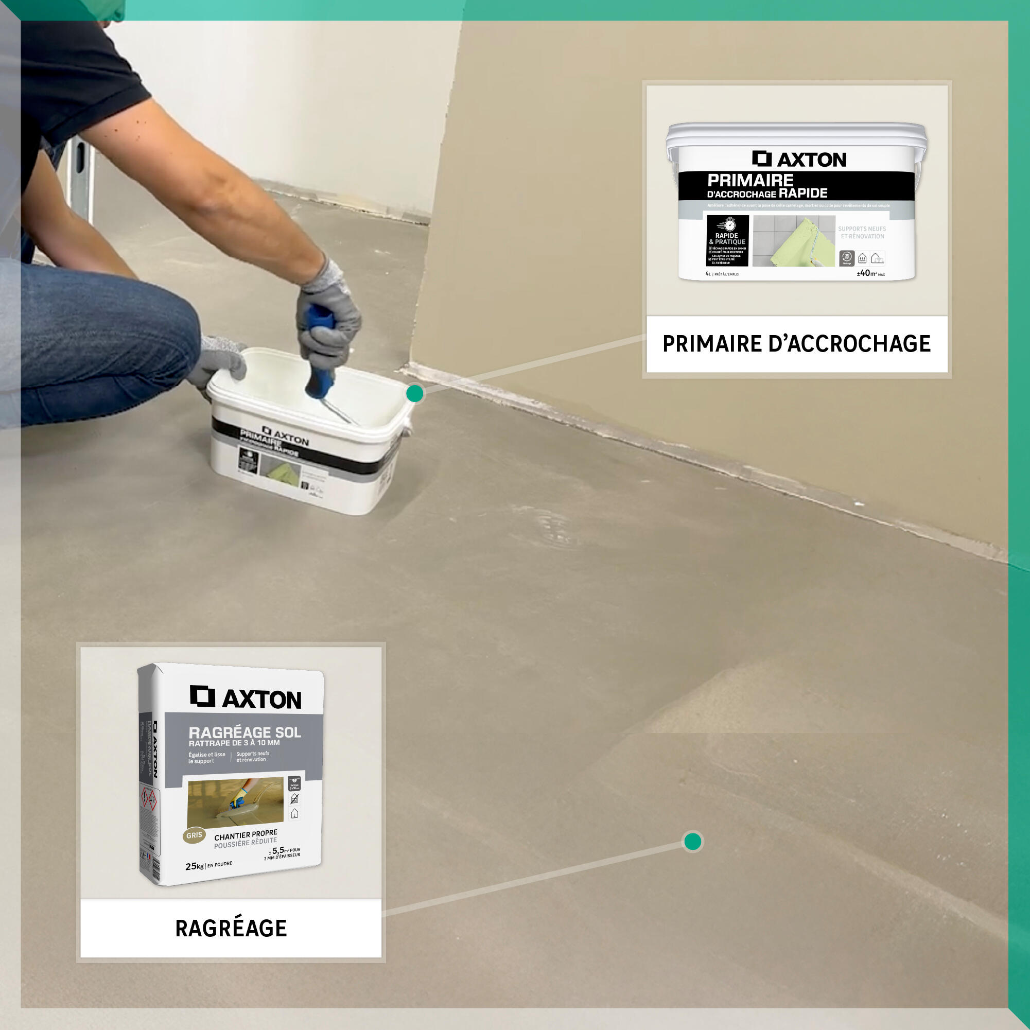 Préparer la pose de son sol PVC avec un primaire d'accrochage - 3