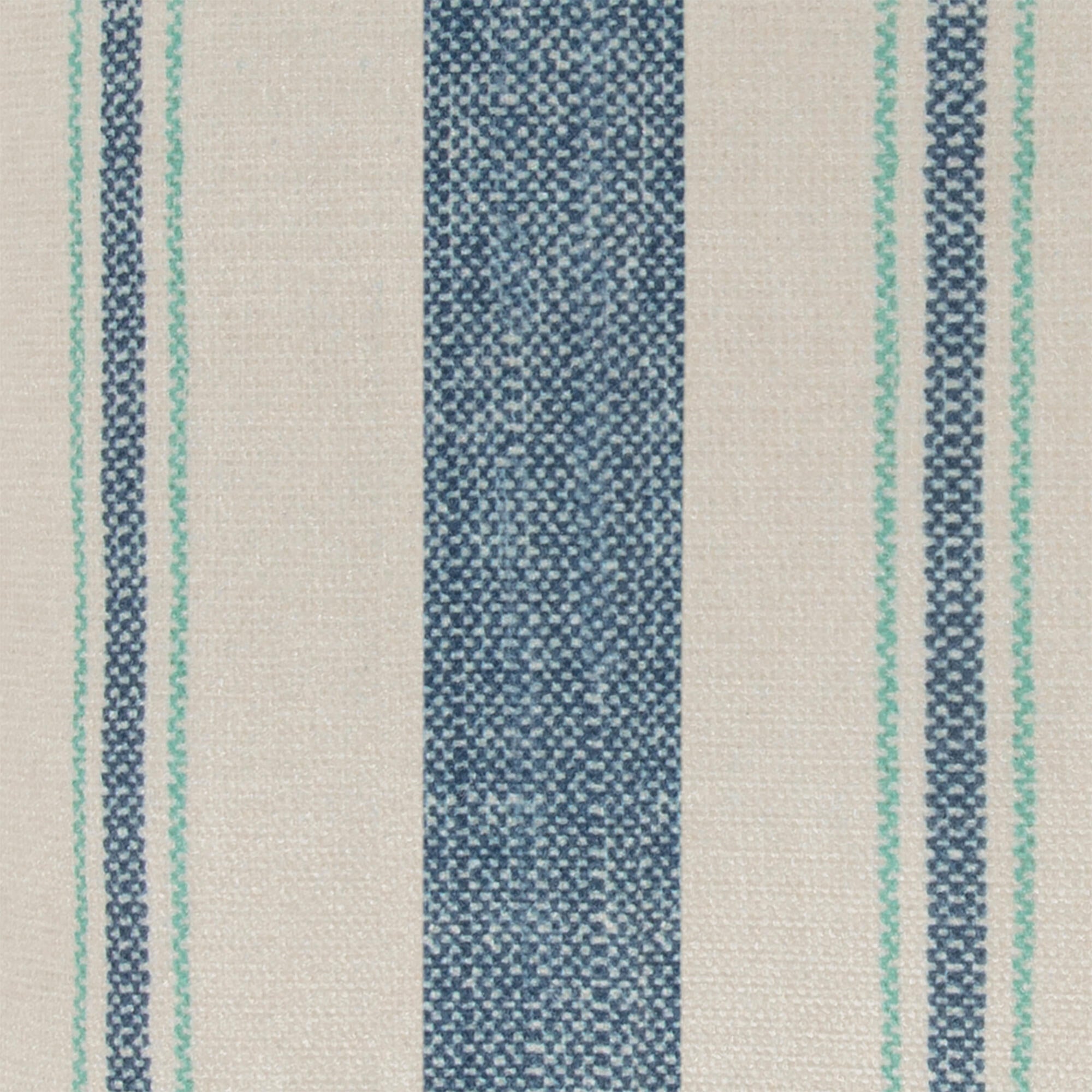 Cojín decorativo ext e int  Blue Times Fenway poliéster crudo, azul,agua 45x45cm - 5