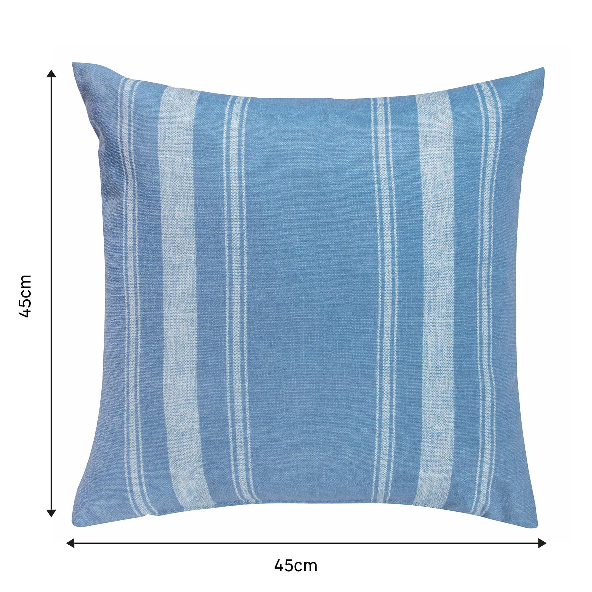 Almofada Fenway 45x45cm poliéster azul bege - 6