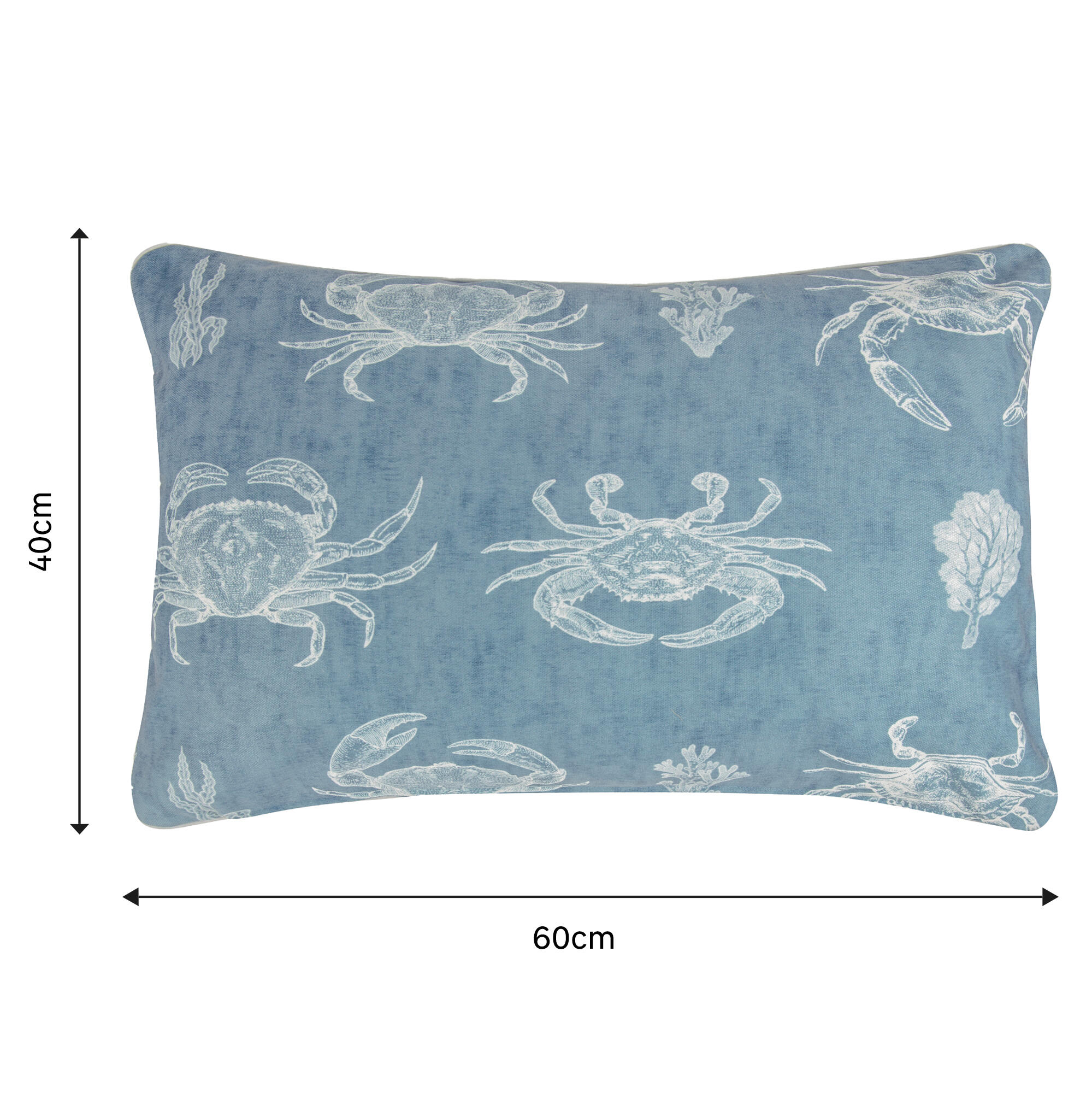 Cojín decorativo exterior e interior  Blue Times Sperone poliéster azul 40x60cm - 2