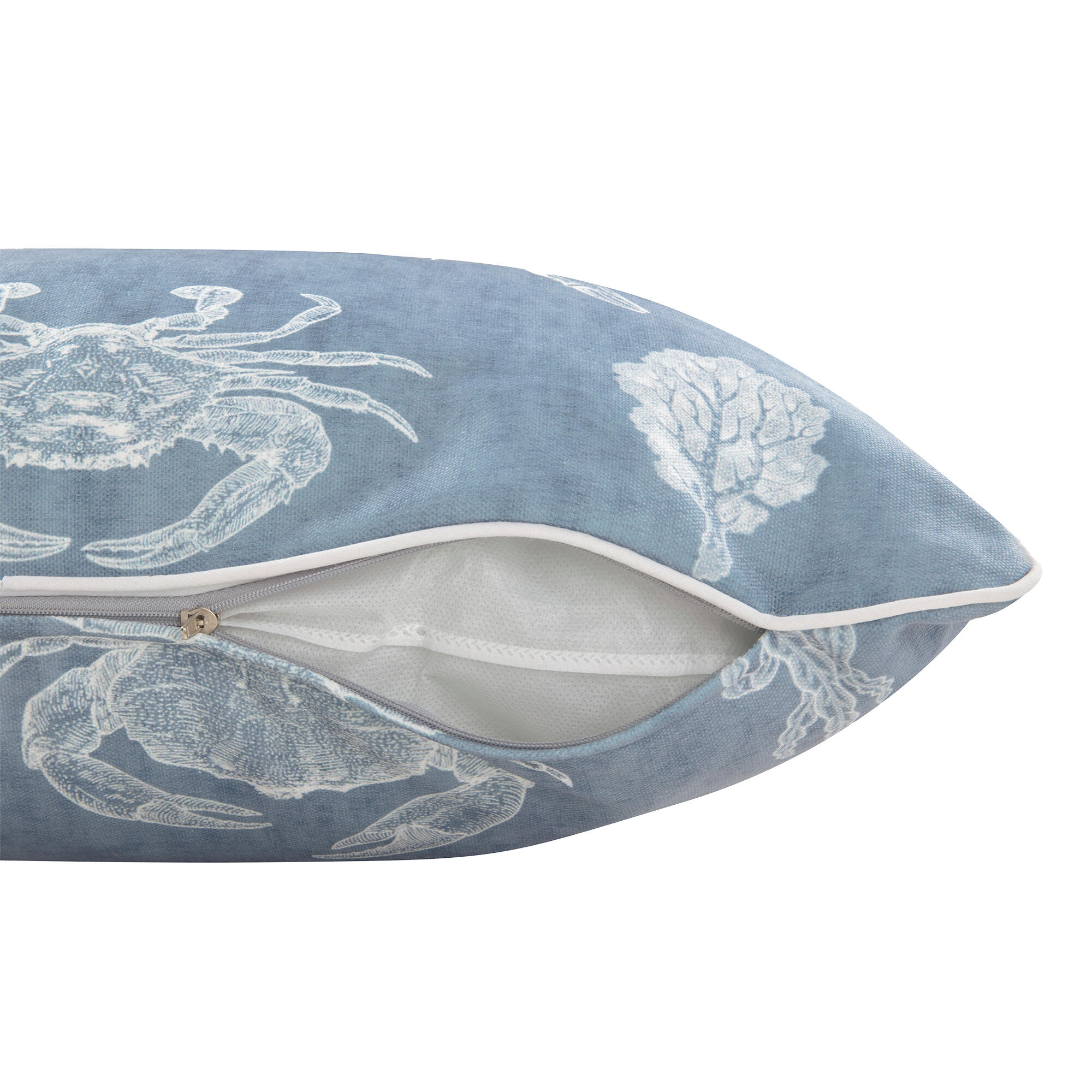 Cojín decorativo exterior e interior  Blue Times Sperone poliéster azul 40x60cm - 7