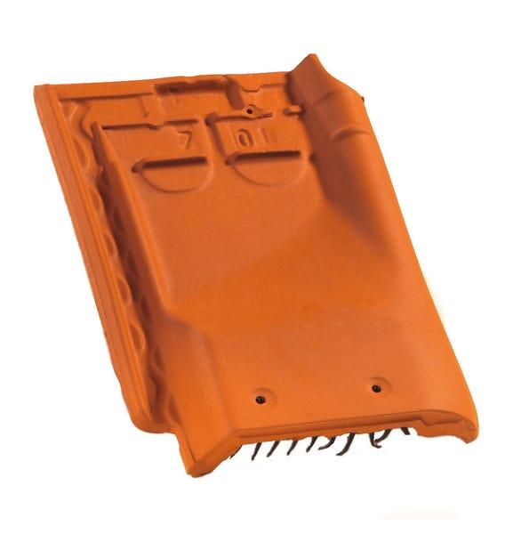 Tuile de ventilation Monopole n°1 306.2 EDILIANS rouge