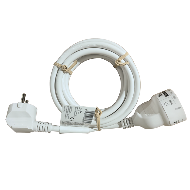 Rallonge électrique domestique 3 m 3G1.5 mm²