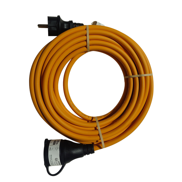 Rallonge électrique étanche de chantier 10 m 3G1.5 mm²