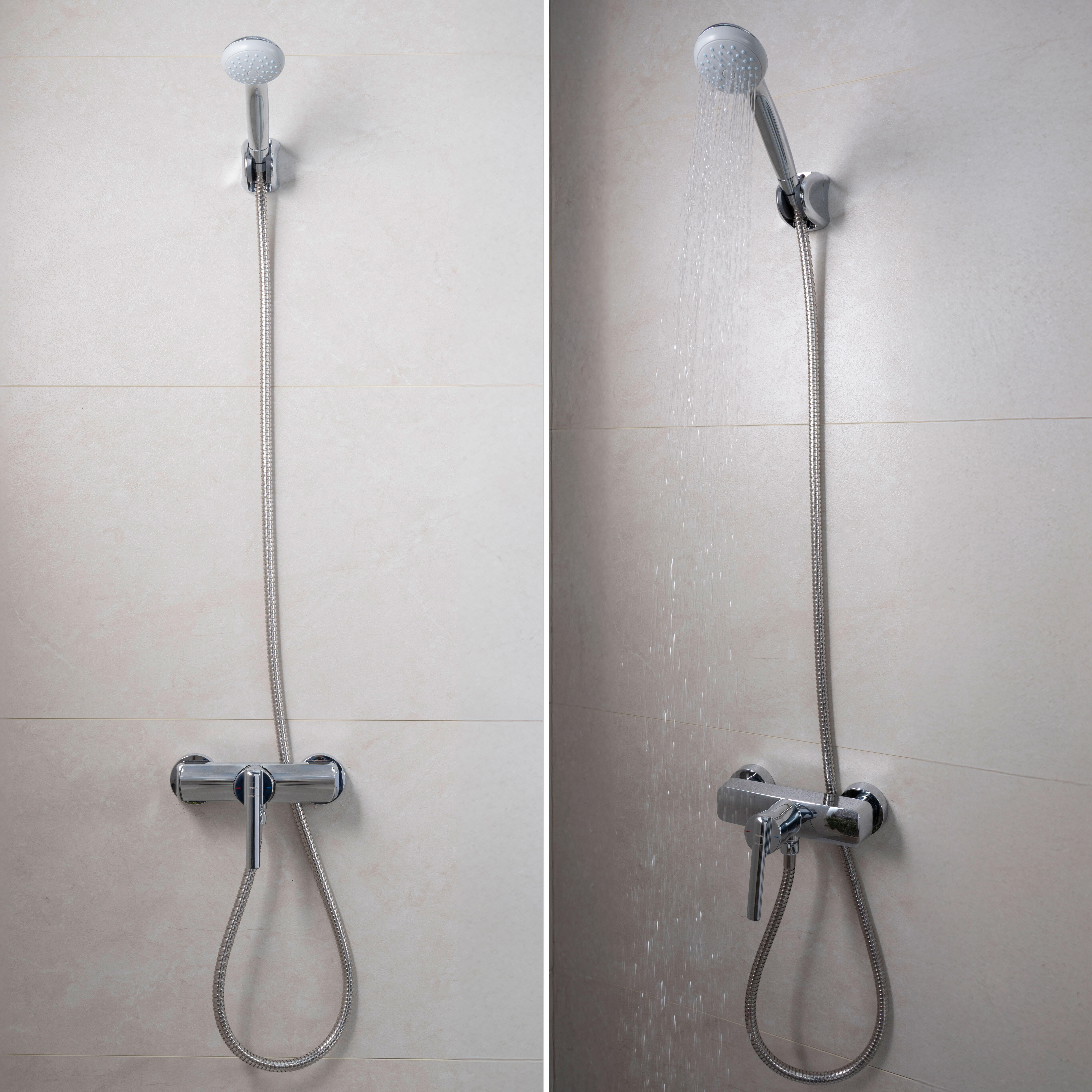 Grifo de ducha monomando STROHM TEKA Inca+ cromo brillo Antical  - 3