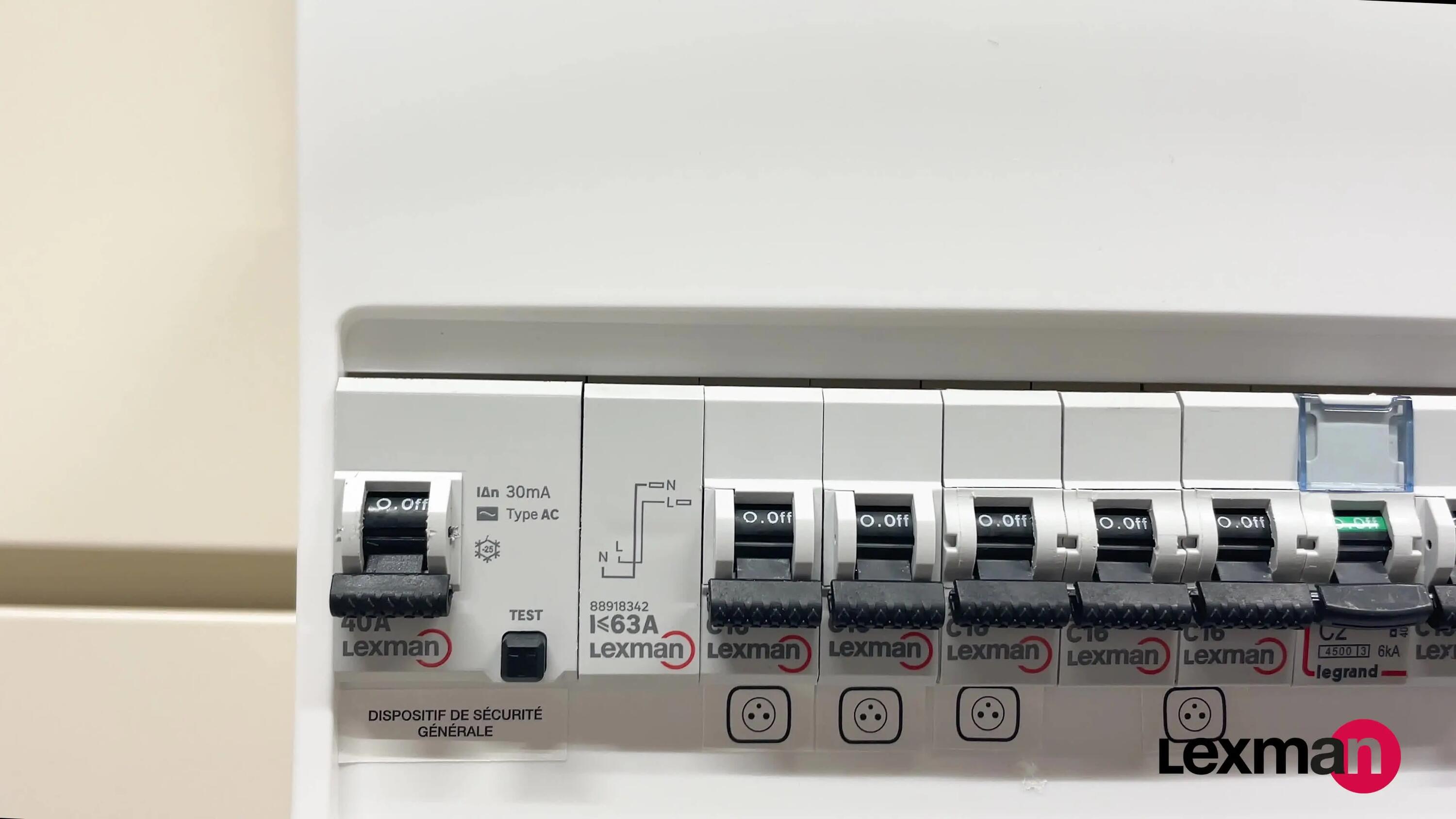 Lot de 5 interrupteurs va-et-vient Lumia,LEXMAN blanc - 4