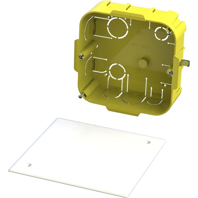 CAIXA DERIVAÇÃO COM TAMPA 405 110X110X40MM JSL