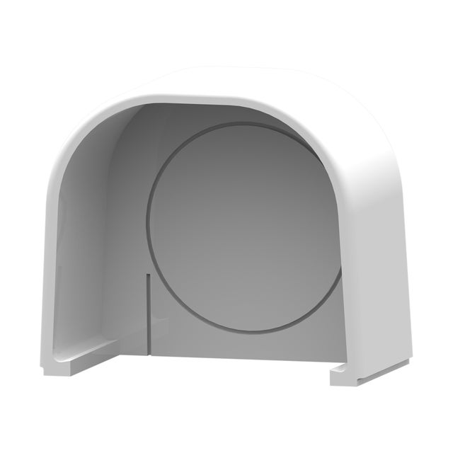 2 TAMPAS TERMINAIS 35X35 CALHA CLIMATIZAÇÃO JSL