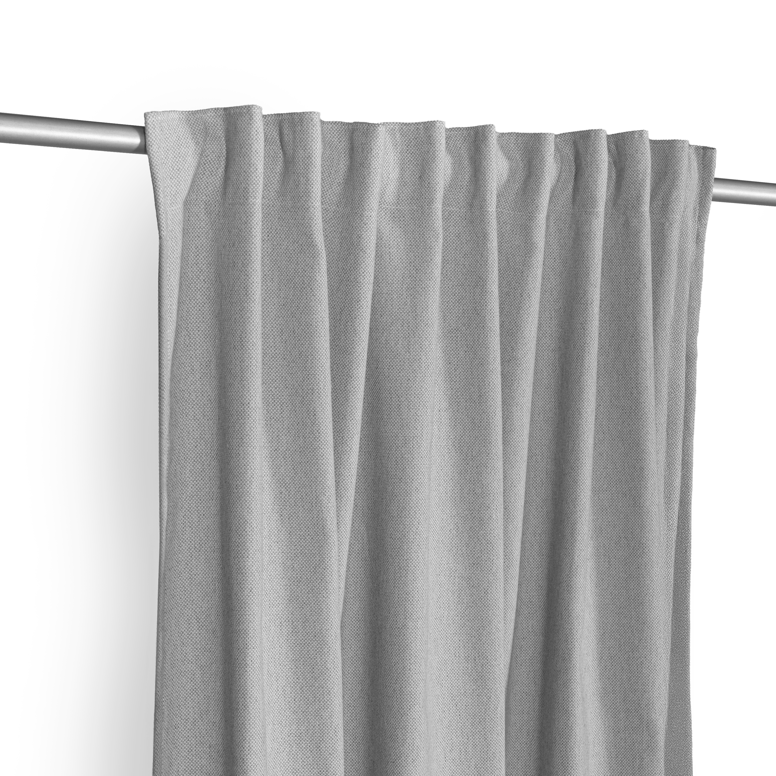 Cortina cinta frunce, trabillas axana inspire liso gris de 140x280cm