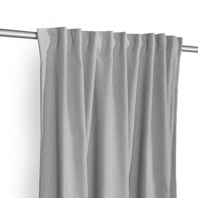 Voilage tamisant, Axana, gris H.280 x l.140 cm INSPIRE