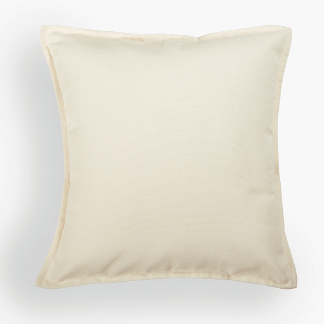 Housse de coussin Axana, blanc L.45 x l.45 cm INSPIRE