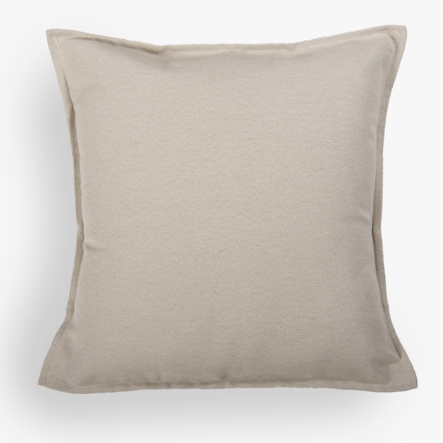 Housse de coussin Axana, beige L.45 x l.45 cm INSPIRE