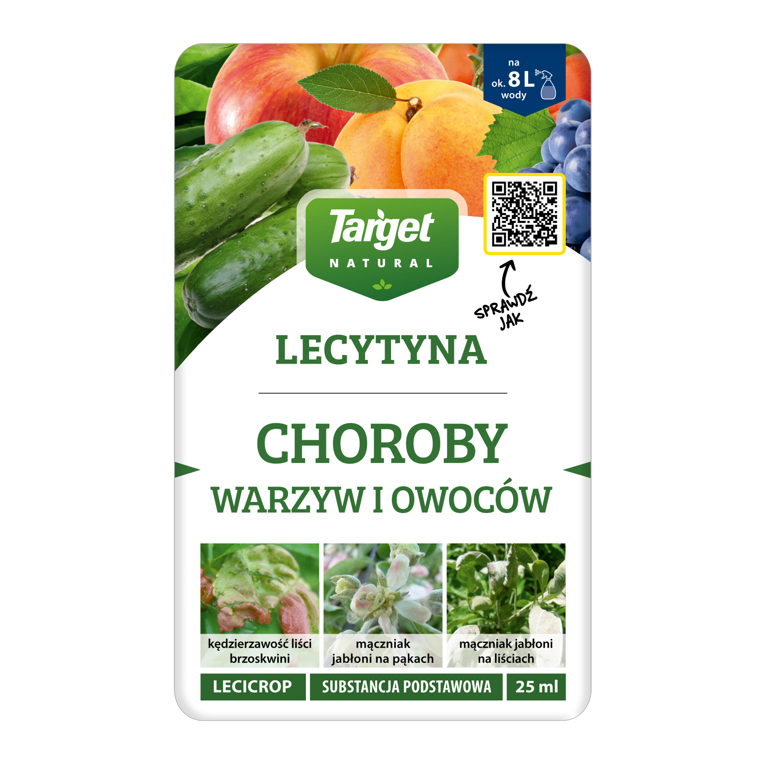 Środek grzybobójczy Lecicrop Lecytyna 25ml Target Natural