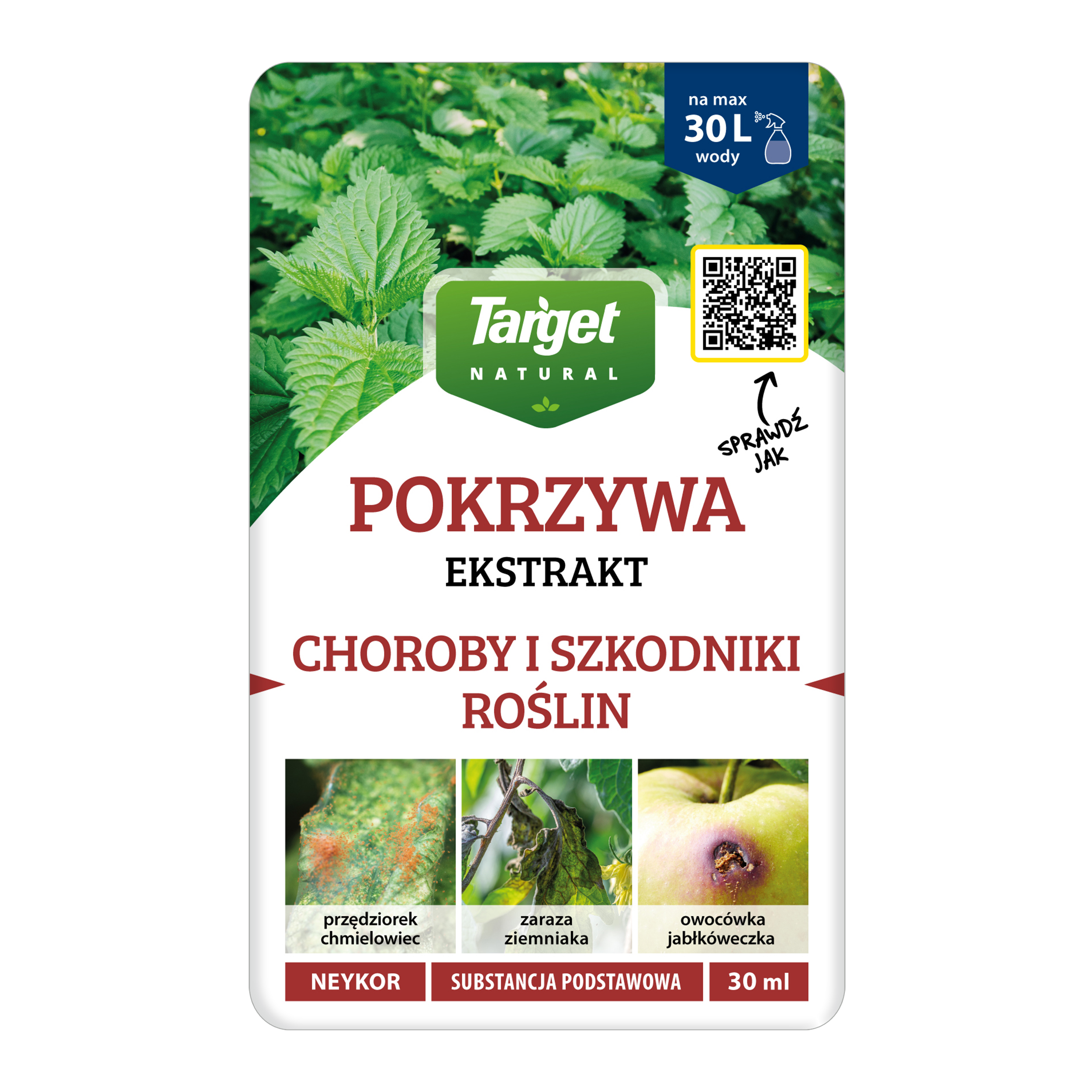 Środek grzybobójczy Neykor ekstrakt z pokrzywy 30ml Target Natural