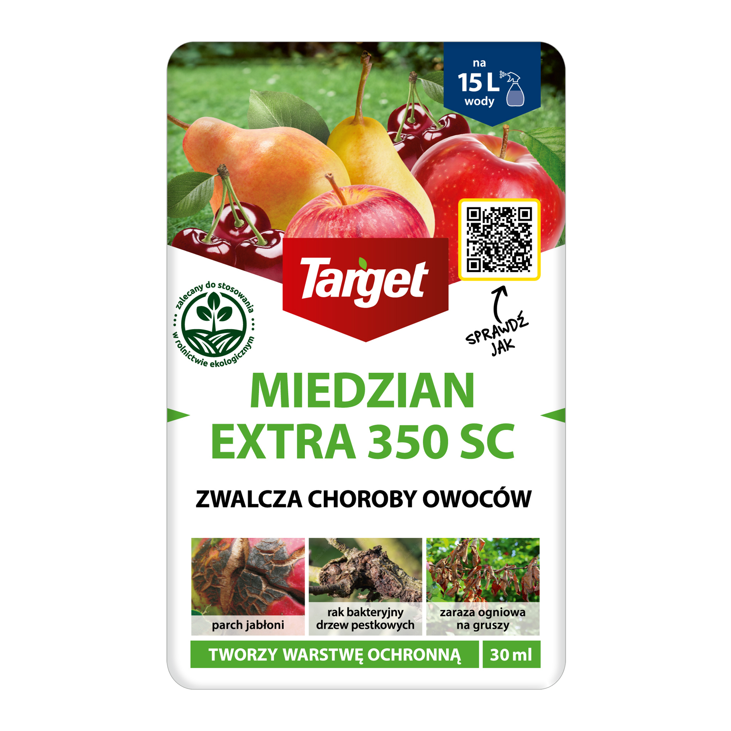 Środek grzybobójczy Miedzian Extra 350SC 30ml Target
