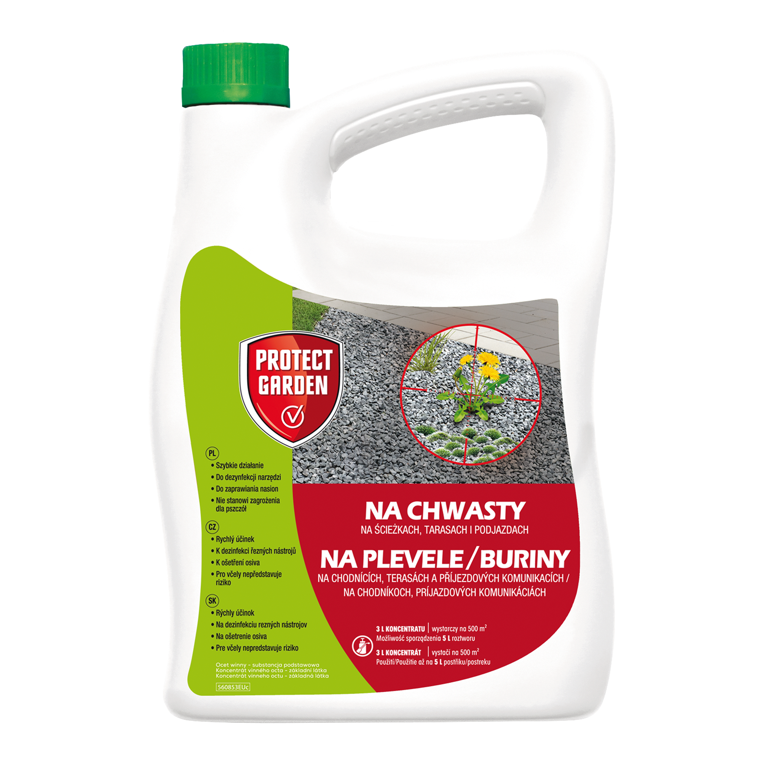 Środek na chwasty koncentrat PG Natura 3l Protect Garden