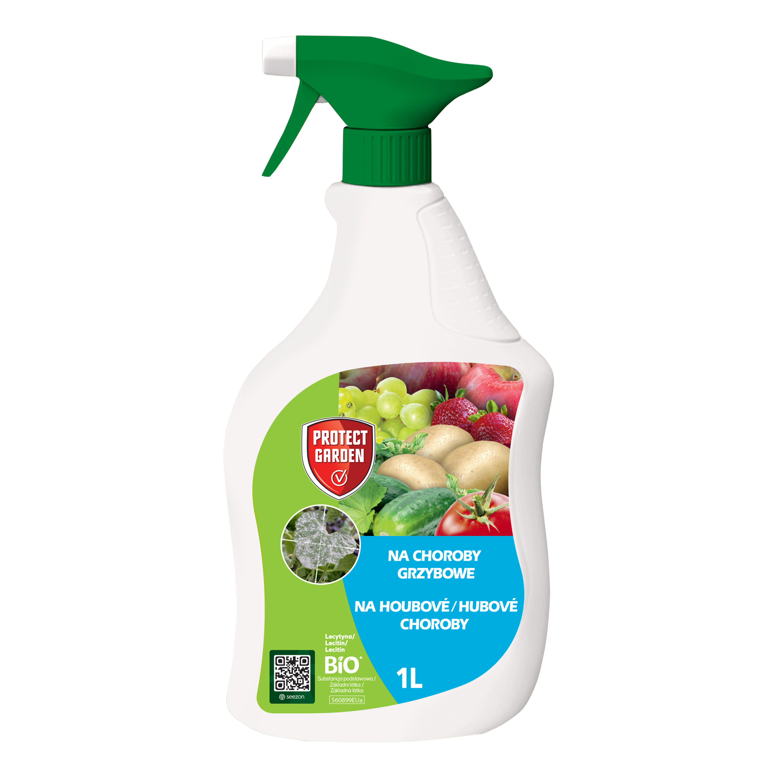 Środek grzybobójczy Lecithin RTU spray 1l Protect Garden