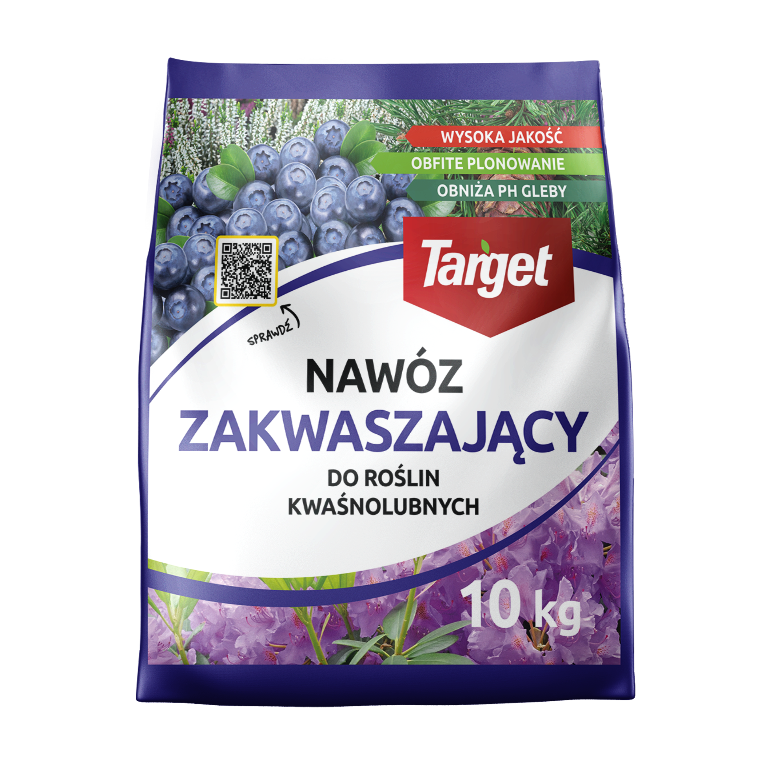 Nawóz do do roślin kwaśnolubnych zakwaszający 10kg Target