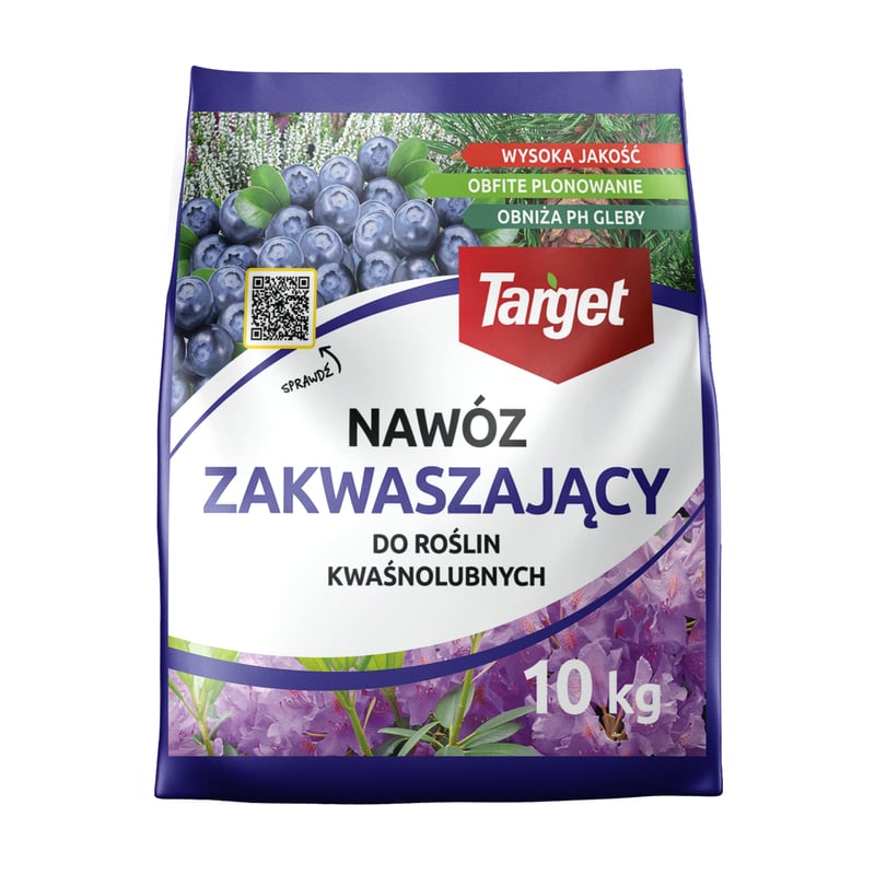Nawóz do do roślin kwaśnolubnych zakwaszający 10kg Target