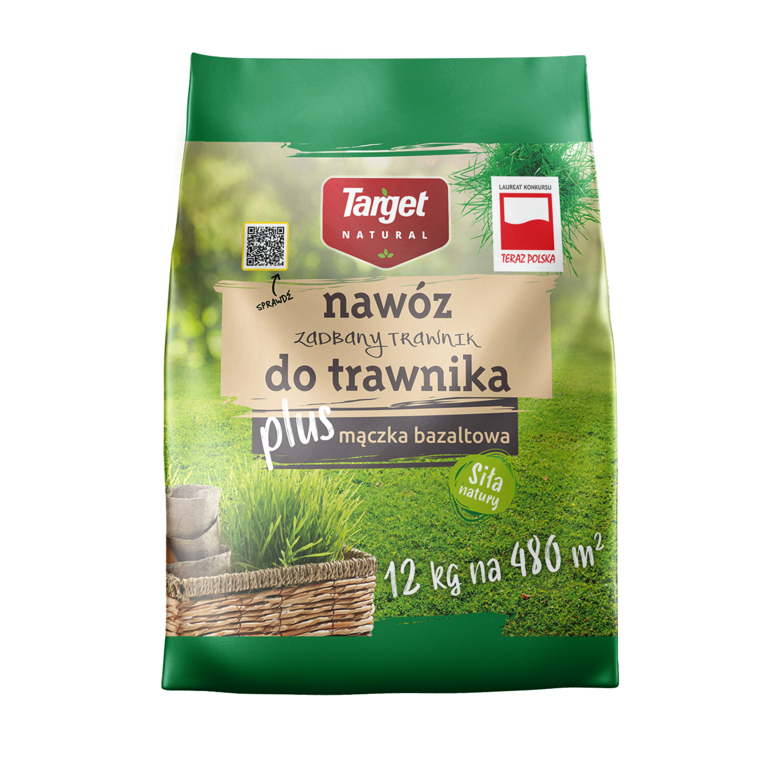 Nawóz do trawnika z mączką bazaltową 12kg Zadbany trawnik Target