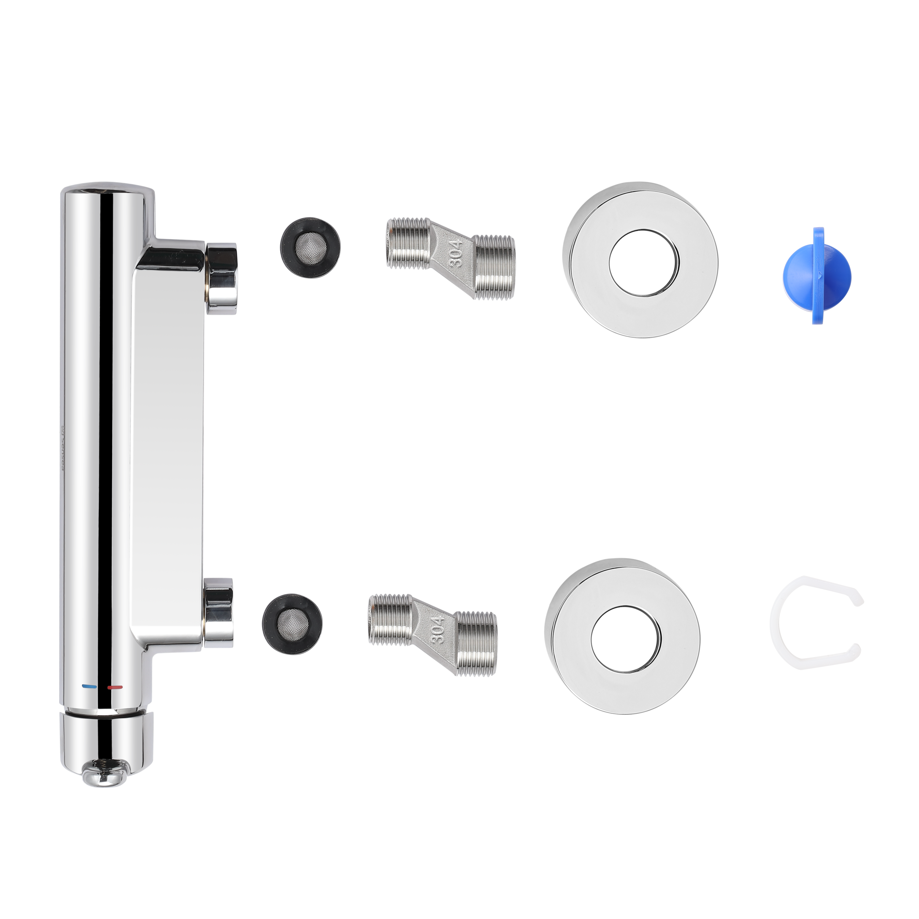 Grifo de bañera monomando SENSEA Easy cromo brillo  - 8