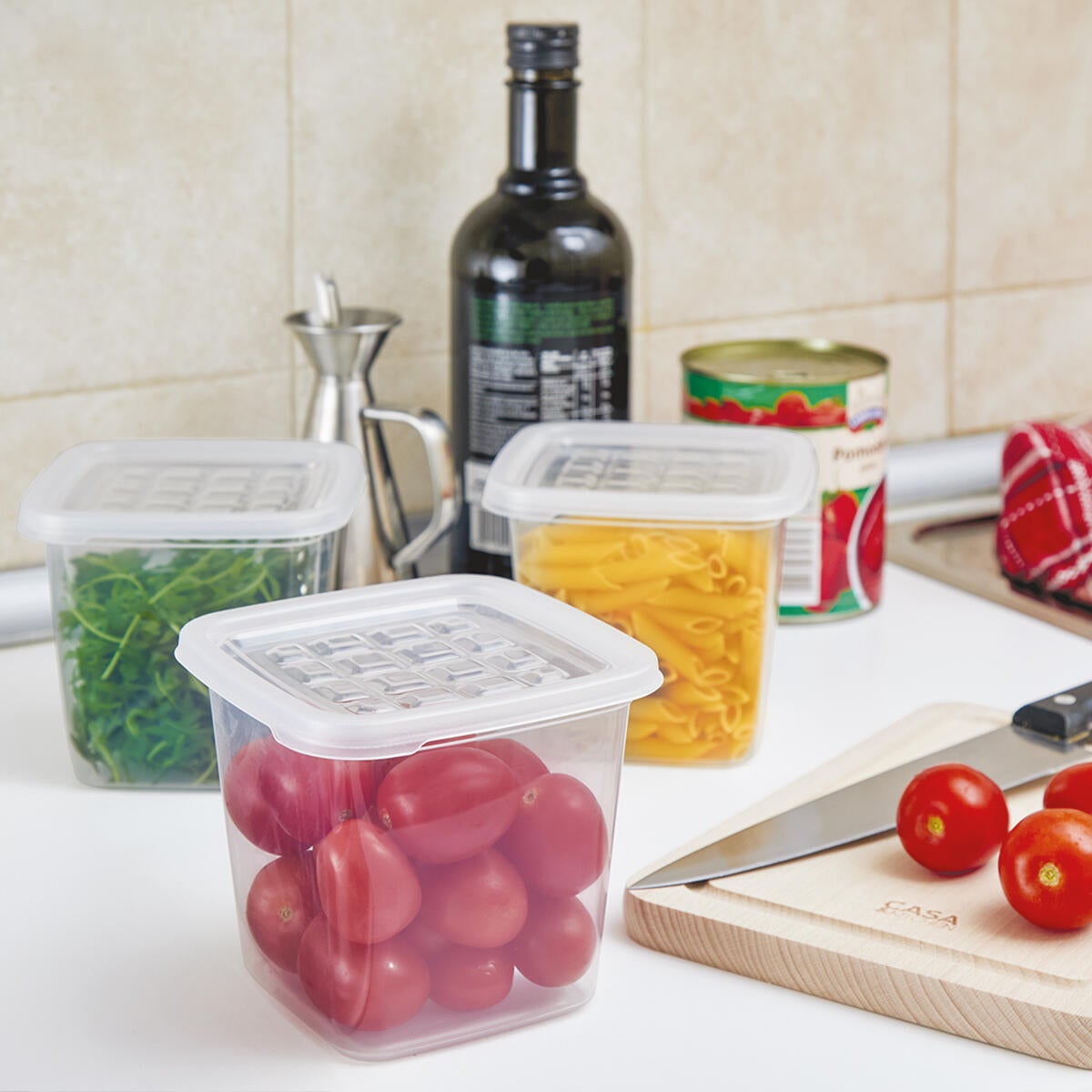Contenitore per alimenti 1 Lt TONTARELLI Freezy trasparente L 17 x H 12.1 cm - 2