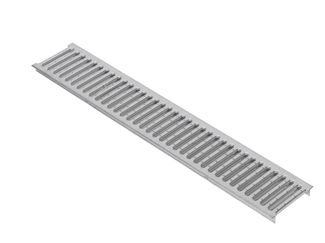 REJILLA PARA CANALETA ULMA 1000X175MM SIN ANCLAJE GALVANIZADO - 1