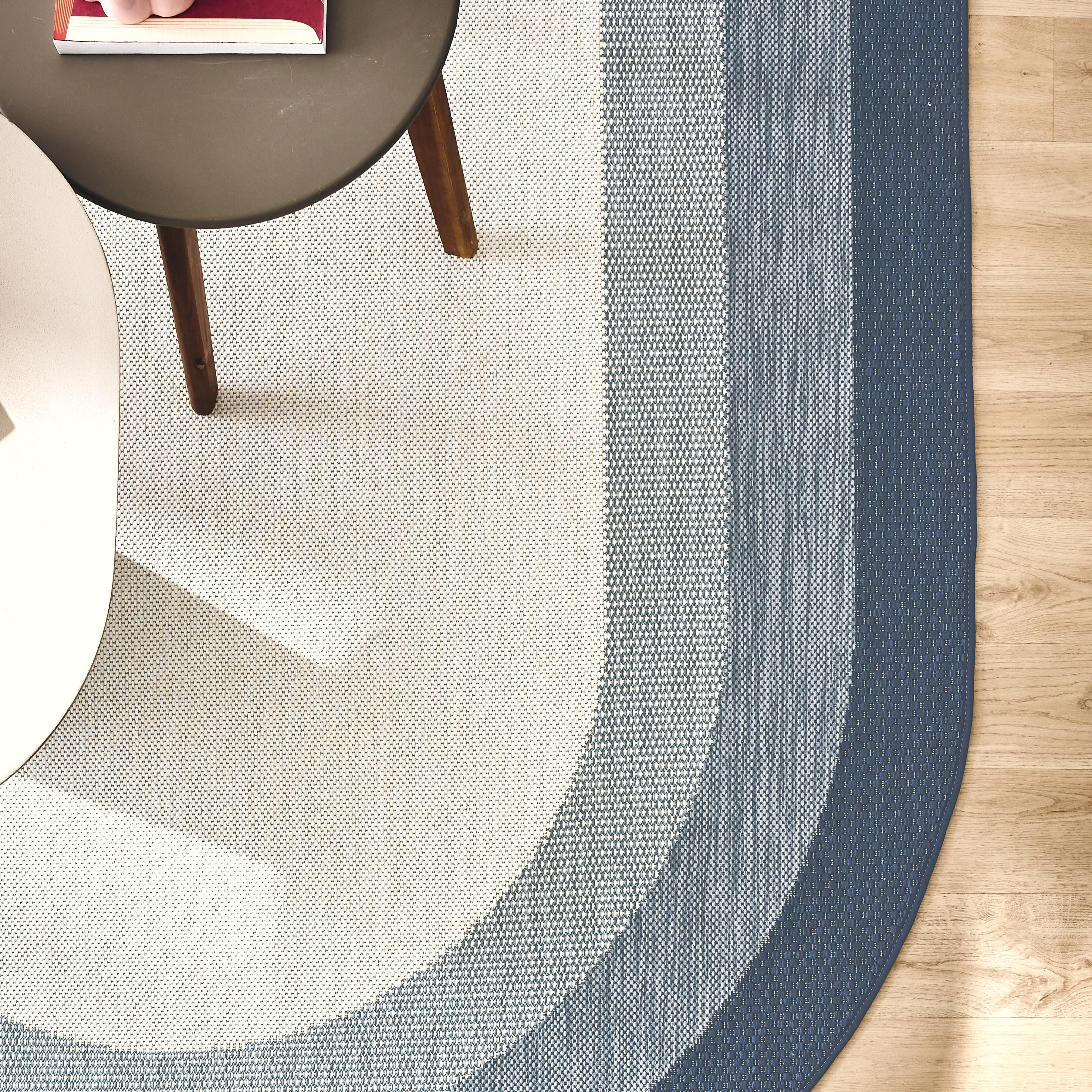 Tapete exterior/interior Opale 160X230cm azul Inspire - 6