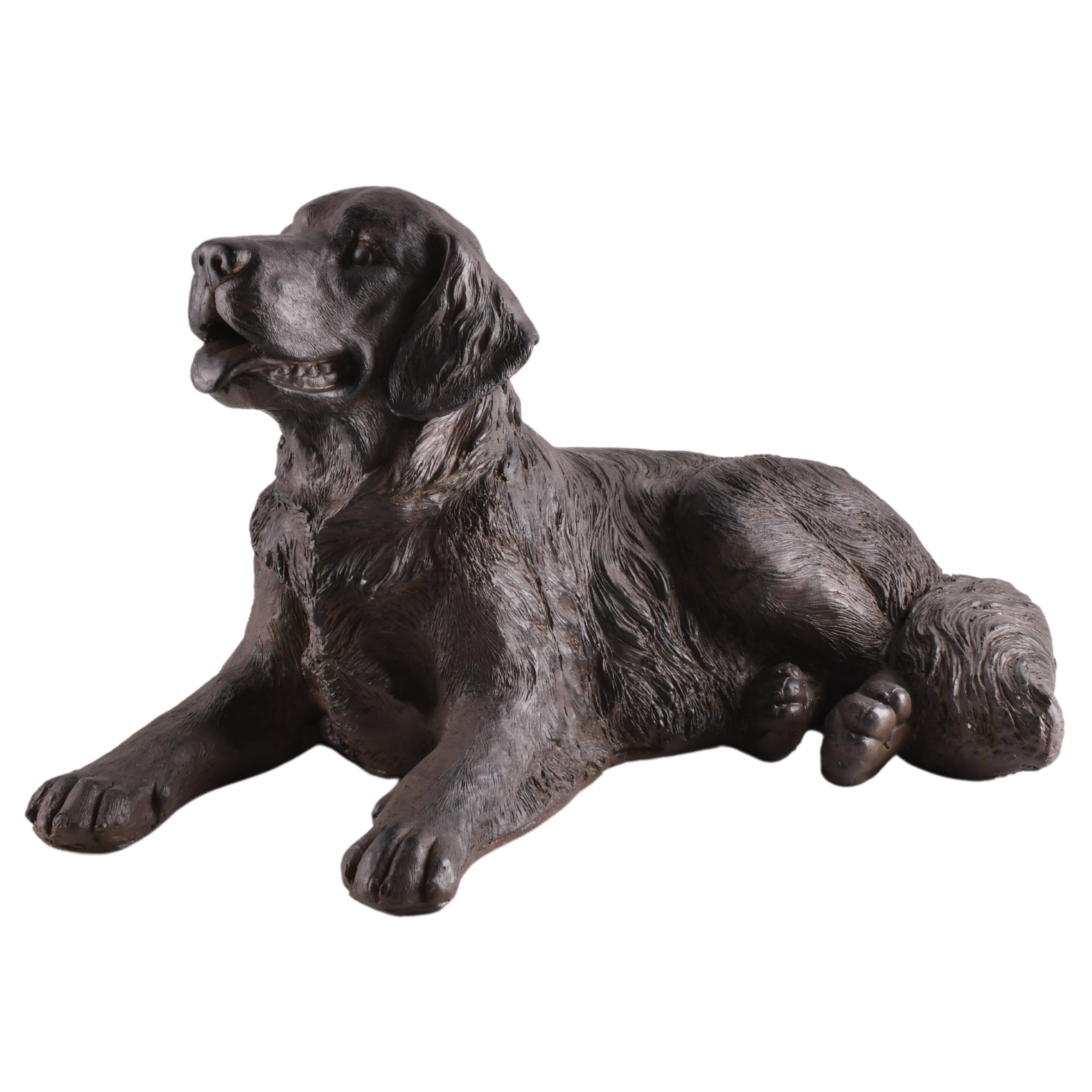 Dekoracja ogrodowa pies 61x39x36 cm brązowa Direct Home and Garden