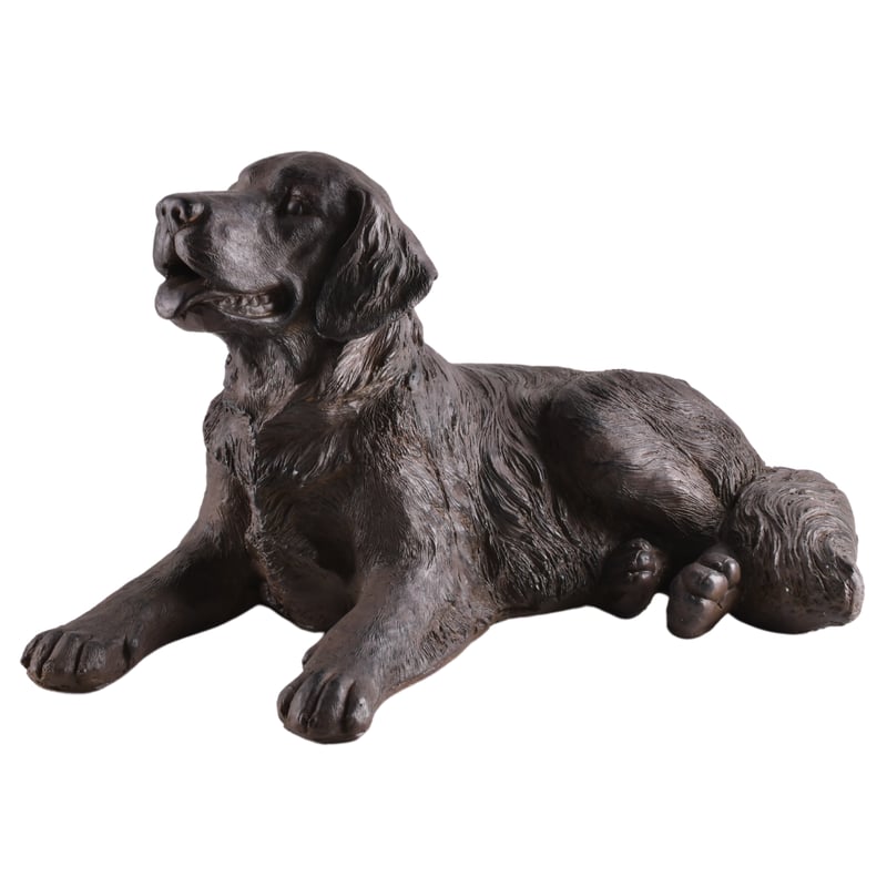 Dekoracja ogrodowa pies 61x39x36 cm brązowa Direct Home and Garden