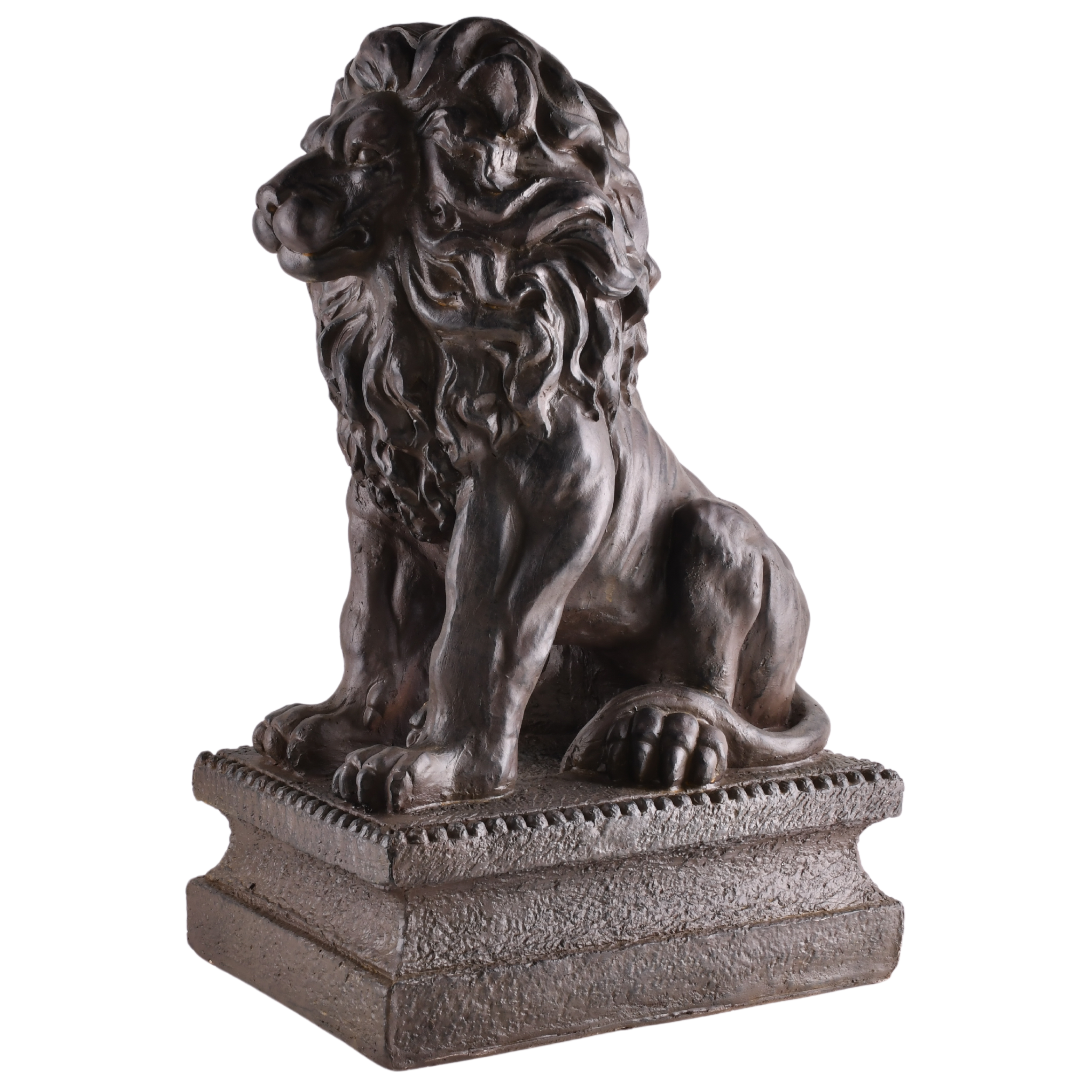 Dekoracja ogrodowa lew 45x32x71 cm brązowa Direct Home and Garden