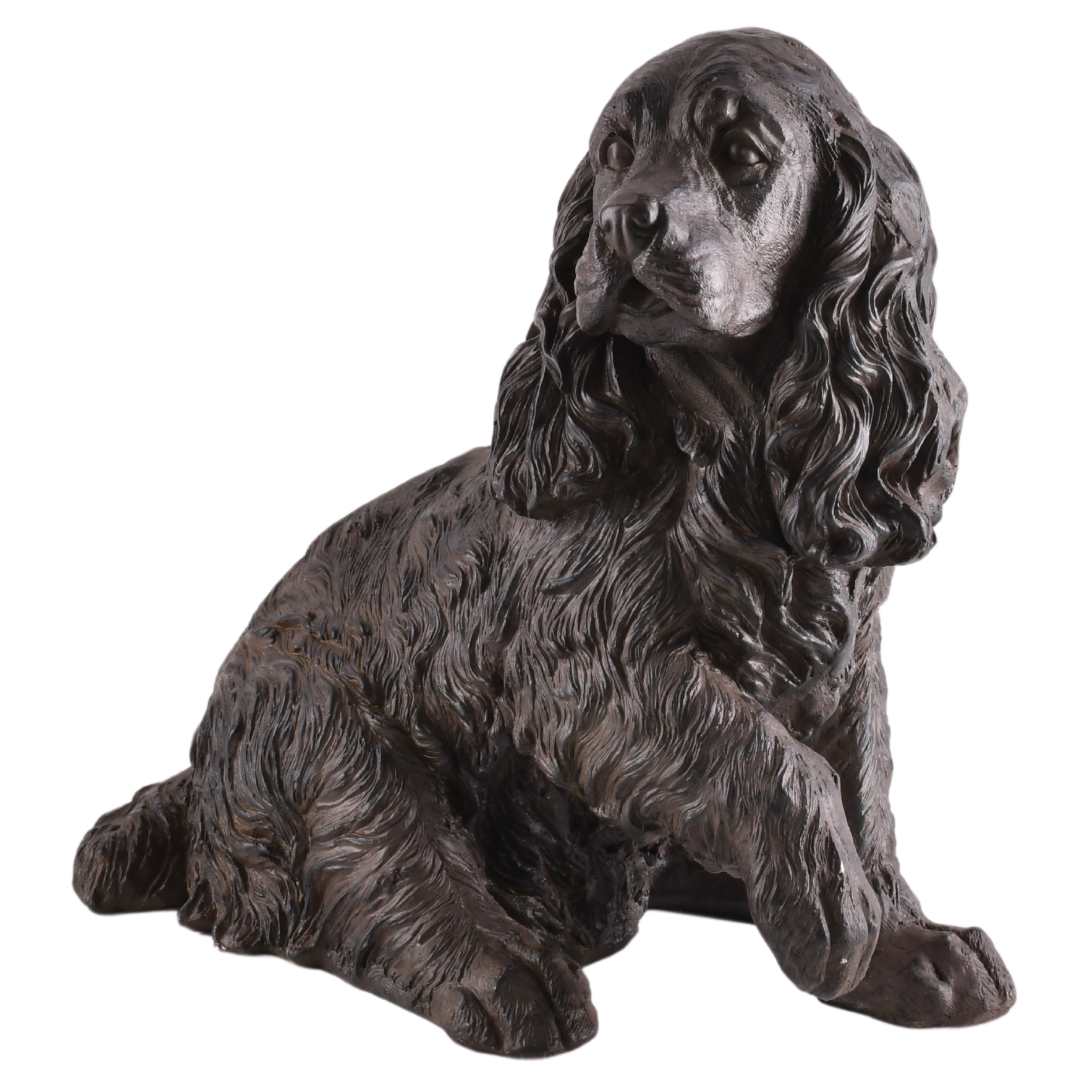 Dekoracja ogrodowa pies 26x41x39 cm brązowa Direct Home and Garden