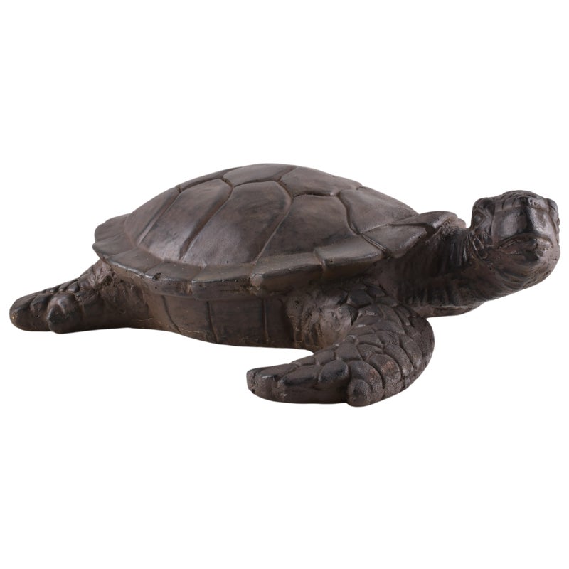 Dekoracja ogrodowa żółw 49x43x16 cm brązowa Direct Home and Garden
