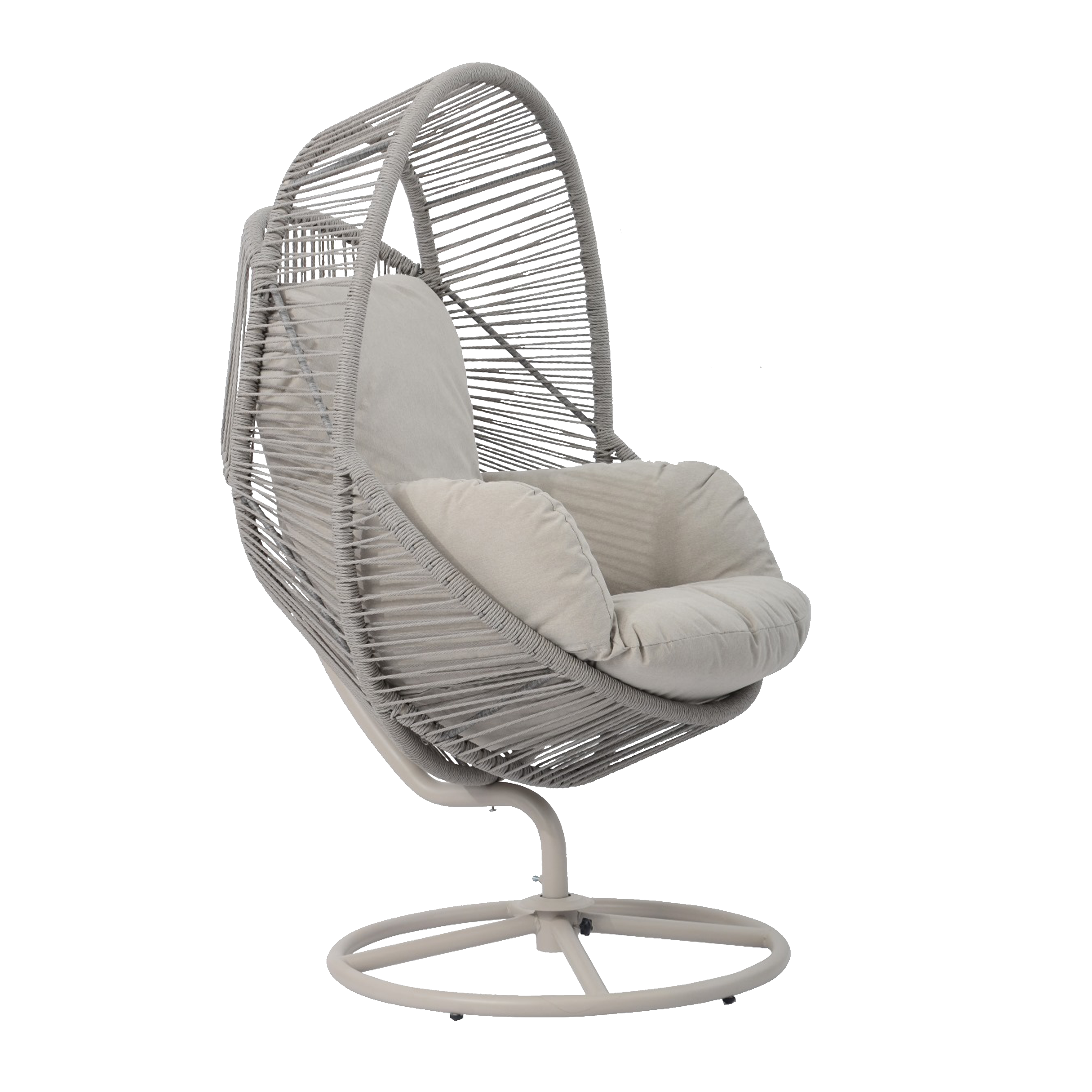 Fotel ogrodowy obrotowy Fly szary Corciano