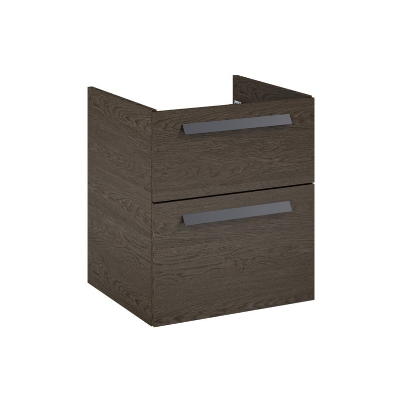 Szafka pod umywalkę wisząca 51.6x46x59 cm orzechowa Ness Sensea