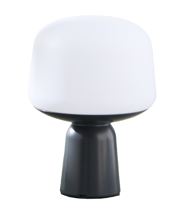 Lampka stojąca Luno USB szara IP54 LED Inspire 
