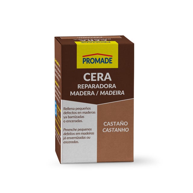 CERA PARA ENCHIMENTO MADEIRA 80G CASTANHO