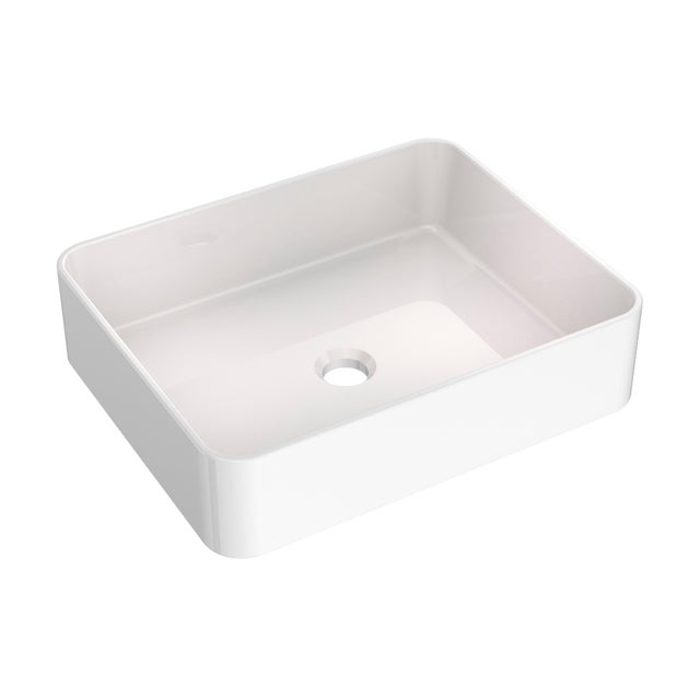 LAVABO SOBREPONER RECTANGULAR 47X36CM BLANCO