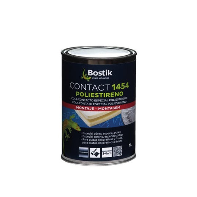 COLA DE CONTACTO PARA POLIESTIRENO 1454 BOSTIK 1KG