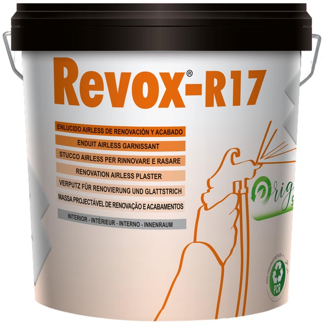 MASSA DE RENOVAÇÃO EM PASTA PROJETÁVEL INTERIOR REVOX-R17 BAIXENS 20KG
