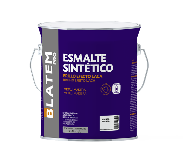 ESMALTE SINTÉTICO BRILHANTE BLATEM PRO 4L BRANCO