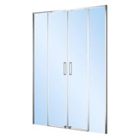 MAMPARA DE DUCHA FRONTAL CORREDERA TEKA INCA SLIM 180CM CROMO - 2